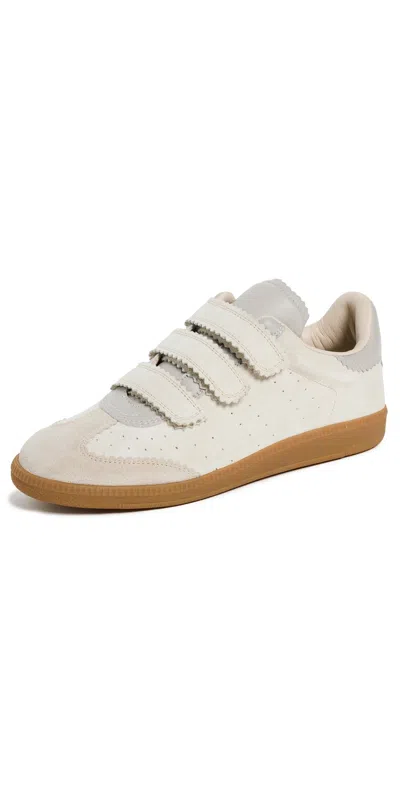 ISABEL MARANT BETH SNEAKERS ECRU