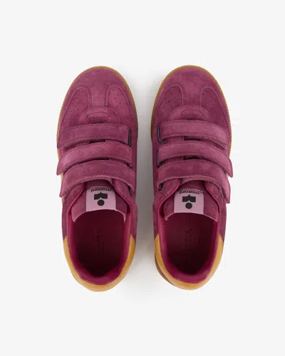 Isabel Marant Beth Sneakers In Faded Purple/mustard