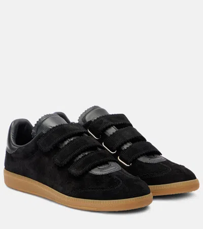 Isabel Marant Sneakers Beth Aus Veloursleder