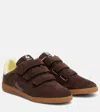 Isabel Marant Bryce Low-top Suede Sneakers Shoes In Brown