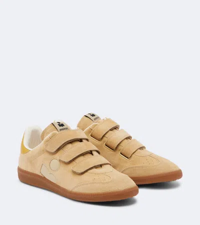Isabel Marant Beth Suede Sneakers In Yellow