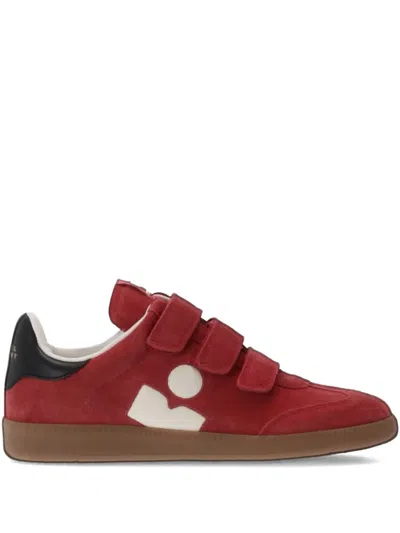 Isabel Marant Beth Touch-strap Suede Sneakers