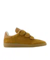 Isabel Marant Beth Leather-trimmed Suede Sneakers In Brown