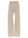 Isabel Marant 'betiane' Jeans In Neutral