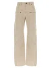 Isabel Marant 'betiane' Jeans In Neutral