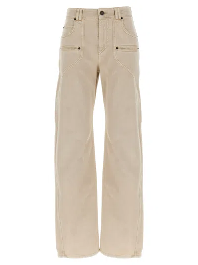 Isabel Marant Betiane Trousers In Nude