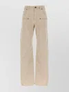 Isabel Marant 'betiane' Jeans Contrast Stitching Detail