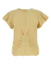Isabel Marant Biege Polyester Tullya Blouse In Sunlight