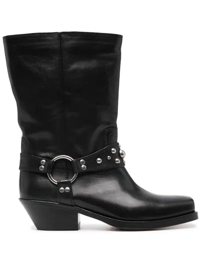 ISABEL MARANT BIKER BOOTS ANTYA