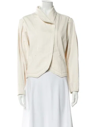 Pre-owned Isabel Marant Biker Jacket In Neutral