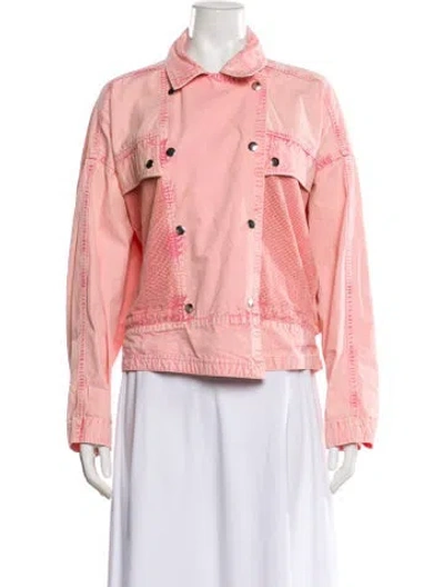 Pre-owned Isabel Marant Biker Jacket In Pink