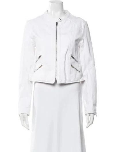 Pre-owned Isabel Marant Biker Jacket In White