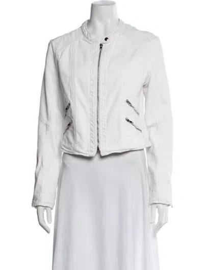 Pre-owned Isabel Marant Biker Jacket In White