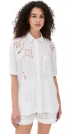 Isabel Marant Women White Modal Blend Bilya Shirt In White