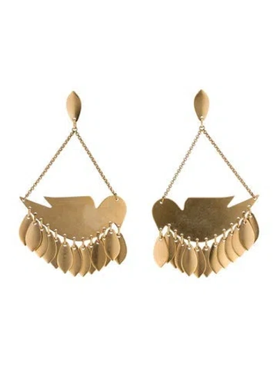 Pre-owned Isabel Marant Bird Drop Earrings In Multicolor