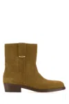 Isabel Marant Biscuit Suede Lylie Ankle Boots In Beige O Tan
