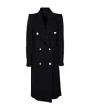 Isabel Marant Peak-lapels Double-breasted Coat In Black