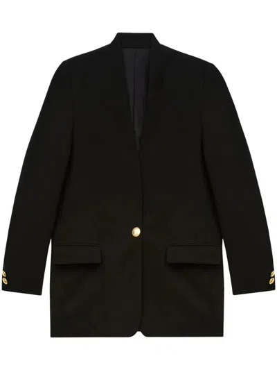 ISABEL MARANT ISABEL MARANT BLACK ACETATE BLEND JACKETS