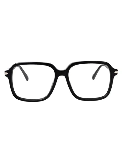 Isabel Marant Black Acetate Glasses In White