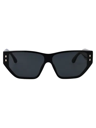 Isabel Marant Black Acetate Sunglasses