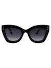 Isabel Marant Acetate & Metal Butterfly Sunglasses In Black