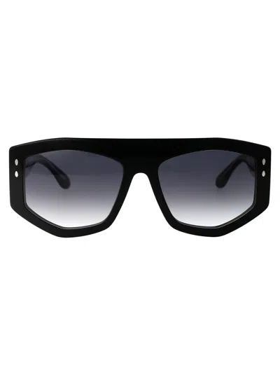 ISABEL MARANT ISABEL MARANT BLACK ACETATE SUNGLASSES