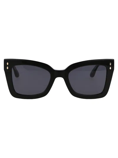 Isabel Marant Black Acetate Sunglasses