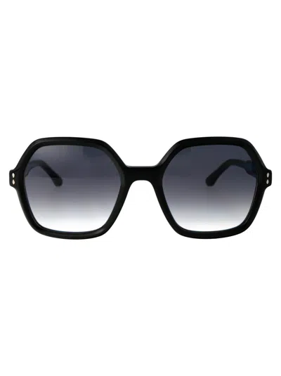 Isabel Marant Black Acetate Sunglasses