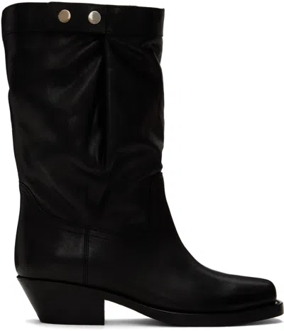 Isabel Marant Black Ademe Boots In 01bk Black