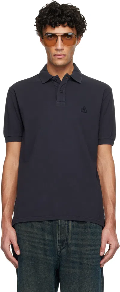 Isabel Marant Vafko Polo Shirt In Black