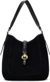 Isabel Marant Oskan Tassel Ga Shoulder Bag In Black