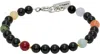 ISABEL MARANT BLACK & MULTICOLOR BEADED BRACELET