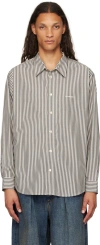 Isabel Marant Black & White Cybil Shirt In Bkec Black/ecru