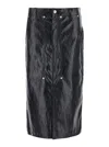 Isabel Marant High-waisted Genevi Skirt With Flowing Silhouette In Black