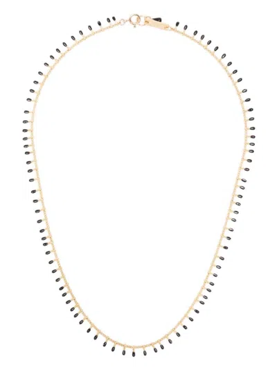 ISABEL MARANT BLACK BEADED NECKLACE