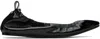 Isabel Marant Belna Calf Leather Ballet Flats In 01bk Black
