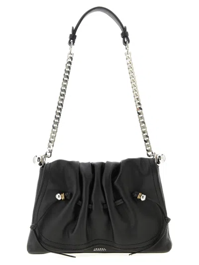 Isabel Marant Black Calfskin Shoulder Women's Bag