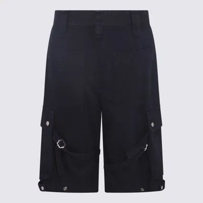 Isabel Marant Black Cotton Cargo Shorts