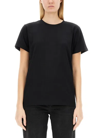Isabel Marant Black Cotton Clothing T-shirts And Polos