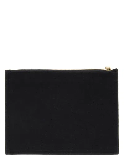 Isabel Marant Black Cotton Clutches