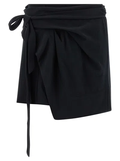 Isabel Marant Black Cotton Long Women's Skirt