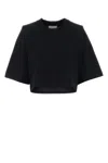 Isabel Marant Black Cotton Oversize Zaely T-shirt In Black