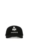 Isabel Marant Midnight Blue Corduroy Tyron Baseball Cap In Black