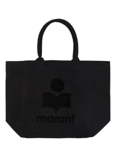 Isabel Marant Womens Black Yenky Cotton Tote Bag