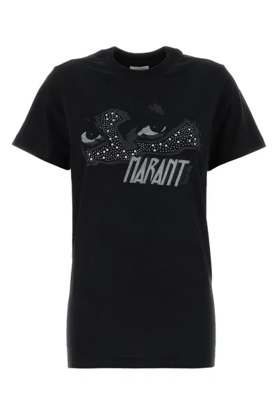 Isabel Marant Black Cotton Zoeline T-shirt