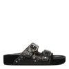 Isabel Marant Woman Sandals Black Size 5 Cow Leather In Black