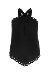 Isabel Marant Women's Crepe Tecles Top In Black