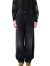 Isabel Marant Black Denim Joanny Jeans