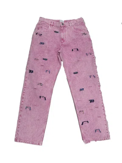 Isabel Marant Black Denim Juro Jeans In Purple