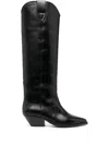 Isabel Marant Marant Denvee 40mm Knee High Boots In Black